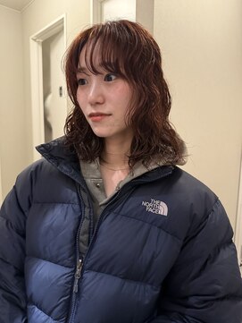 ノラギンザユー(NORA GINZA/U) レイヤーパーマレイヤーカット顔周りレイヤーくせ毛パーマ