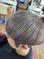 ルネッサンスヘアー ラファエロ(RAFFAELLO) 白髪を活かしたシルバーカラー ブリーチなし