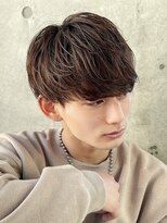 フィフス 大分(fifth)&nbsp;大分ニュアンスパーマメンズカットシースルーラウンドマッシュ