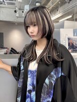 ローレン(Lolen.)&nbsp;コントラストデザイン　ロングウルフ