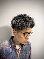スタッグバーバー 近鉄奈良店(STAG BARBER)&nbsp;ルーズショート×ピンパーマ
