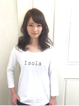 イソラヘアアトリエ(Isola hair atelier) 【Isola】ふんわり×セミロング