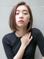 ルティア(Lutia) あご下ワンカールロブ レイヤーボブ