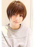 大人可愛い小顔ショート　マッシュショート