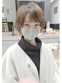 担当 照井 小顔ベージュショート