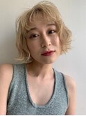 外ハネ切りっぱなし小顔ボブ20代30代[渋谷/渋谷駅]
