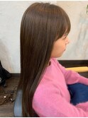 くすみブラウン/セミロング/髪質改善/つやつや*三軒茶屋駅