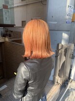 ラフ 難波店(LAFF)&nbsp;#黒髪#ボブルフ#ネビージュ#小顔#ワンレン