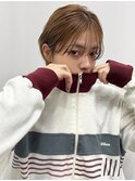 カジュアルショートヘアクールショート前髪ミルクティーアッシュ