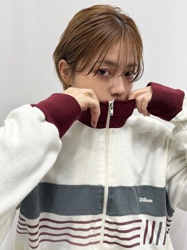 ウクラ バイ レシッド 池袋(uchla by rcid) カジュアルショートヘアクールショート前髪ミルクティーアッシュ