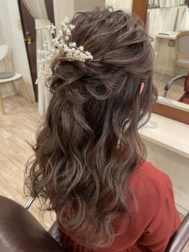 ヘアメイクアート(Hair make Art) ハーフアップ☆結婚式ヘア／お呼ばれヘア/イベントヘア