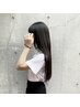 【来店3回目まで】髪質改善カラー（水素orポロン）&カット&TR 9500円