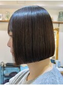 ばっさりボブまとまり◎☆美髪ボブ/美髪矯正[北千住]