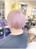 ペールピンクボブ