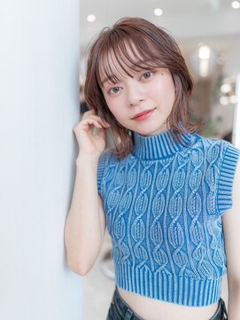 イオ 本厚木(io) くびれミディアムボブレイヤーカット似合わせカット小顔