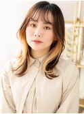 小顔レイヤーカット外国人風インナーカラーa浦和20代30代40代