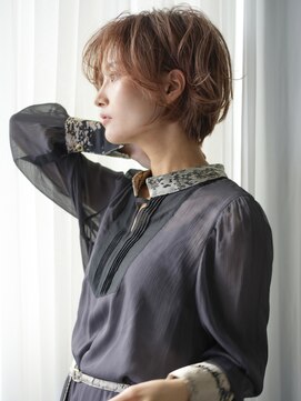 アルバム 銀座(ALBUM GINZA) 小顔くすみベージュ透明感カラーオリーブカラー秋色_F20140