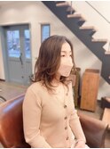 ミルクベージュ×ルーズレイヤー