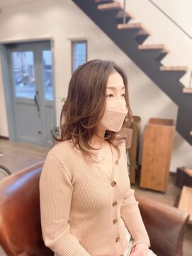 アンジュール(un jour) ミルクベージュ×ルーズレイヤー