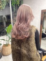 リアン(lien)&nbsp;ロング×ハイトーン×ペールピンク