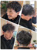 イケおじ×波巻きパーマ