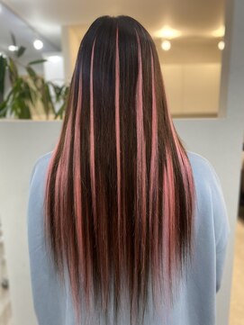 グランディールヘアデザイン(grandir hairdesign) 多めピンクメッシュ！-Yurika-