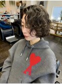 ナチュラルカールボブ