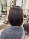 《見附　今町》重めボブ　ナチュラルブラウン