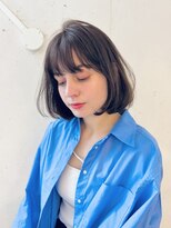 ヘアラウンジ ビーチ 青山 外苑前(hair lounge BEACH) ニュアンスボブナチュラルベージュカラー
