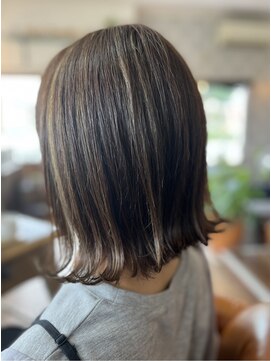 エイチ ヘア デザイン セカンド(h Hair Design 2nd.) 外ハネハイライト