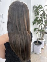 ディジョン(Dijon)&nbsp;韓国顔まわりレイヤーカットグレージュオリーブベージュブラウン