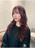 韓国/顔周りレイヤー/ダブルカラー/ベージュ/白髪/西区/小新
