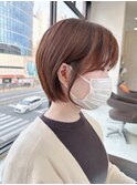 丸みショートボブ