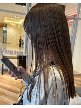 ケーツー あべのキューズモ－ル店(K-two) オリーブカラー*オリーブベージュカラー*髪質改善*ロングヘア