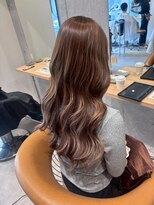 エッジ(EDGE)&nbsp;カシスブラウン×ゆる波巻きロング