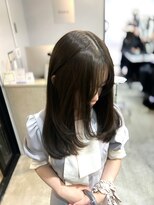 エトラ 渋谷店(etora)&nbsp;渋谷×レイヤーカット×オリーブグレージュ