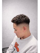 ワンワンオー バーバーショップ 長浜店(@110 BARBER SHOP)&nbsp;【濡れパン × スキンフェード】時短＆男前スタイル