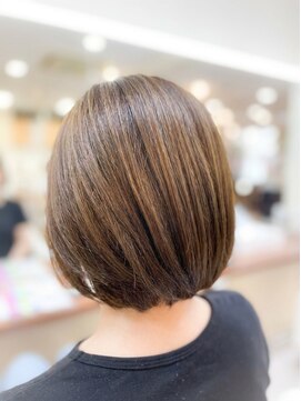 ビーワンヘアー 藤井寺 土師ノ里(B1hair) まろやかベージュ/ナチュラルボブ