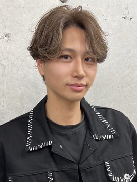 サイン メンズ 表参道(SIGN men's) スパイキーショートメンズカットダブルカラーセンターパート