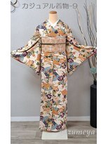 きものサロン すずめ屋&nbsp;レンタル番号　カジュアル着物-9　七宝