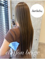 イロ プラス 南田宮店(iro+)&nbsp;INFINIALカラーでブリーチなしダブルカラーをしたような透明感を