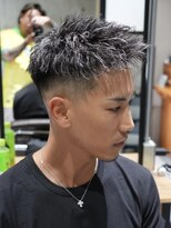 メッツ 原宿(METS) MEN'S/ツイスパ×ハイライト×フェード/短髪