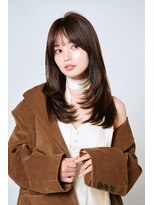 ジーナ 流山おおたかの森(Zina)&nbsp;髪質改善＊顔周りレイヤーミディアムヘア＊美髪【Zinaおおたか】