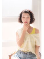 ディスオモテサンドウ 表参道(This OMOTESANDO)&nbsp;ボブでもピン４本で簡単可愛いヘアアレンジ(表参道 青山 原宿)