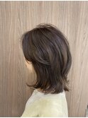 ★バイオレットブラウンで艶髪★