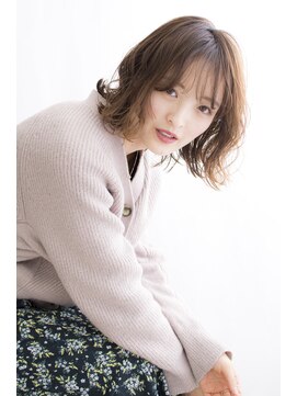 ハナブサ 御経塚店(HANABUSA) 《朝倉華鈴HANABUSA》揺れる ☆ゆるっとニュアンスボブ