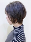 【morio札幌】札幌ショート大人かわいい丸みショートボブ