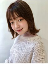 大人かわいい☆無造作カール×エアリー外ハネボブ