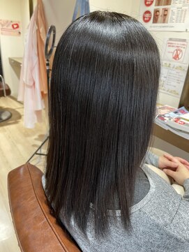 ハピエル ヘアークルー(HAPPYEL hair crew) 30代40代☆黒髪暗髪☆大人可愛い小顔ストレートミディアム