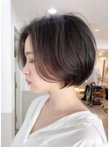 大人可愛い20代30代40代前下がりショート_ボブ【GRAFF蔵前】
